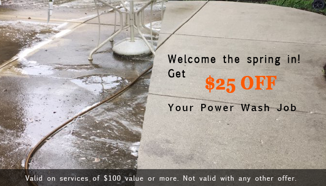 $25 Off Power Wash Services